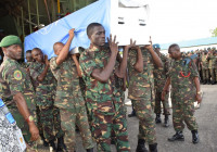 Jeshi la  Ulinzi la  Wananchi wa  Tanzania (JWTZ) limepokea miili ya mashujaa 14 